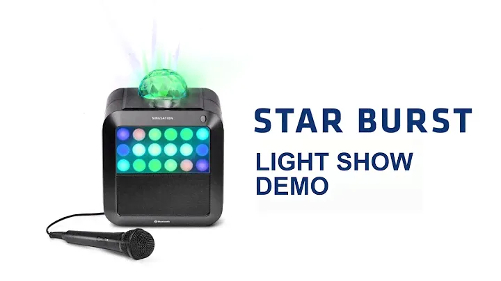 Singsation Karaoke - STARBURST - Light Show DEMO SPKA25