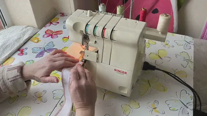 Singer Overlocker 14U444B Working 3 - 4 Thread Sewing Machine RetrobitzVintage etsy UK NOW SOLD