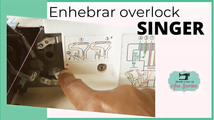 Enhebrar SINGER overlock _ Finishing Touch _ ProFinish _ 14CG754 _ S0100 _ 14SH754 _ S010L