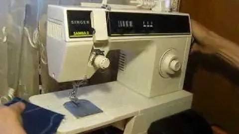 Sewing machine Швейная машина Singer 6211C test двойная игла