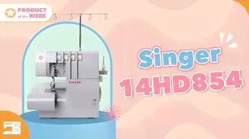Singer 14HD854: Mesin Obras & Neci HEAVY DUTY Multifungsi