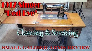 1917 Singer Red Eye | Cleaning and Servicing