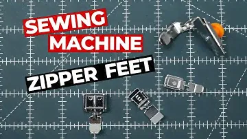 Sewing Machine Zipper Feet