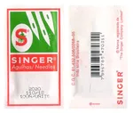 Иглы Singer 2020 №110/18 стандарт (10 штук в блистере) SINGER *13802* в бумажном конверте