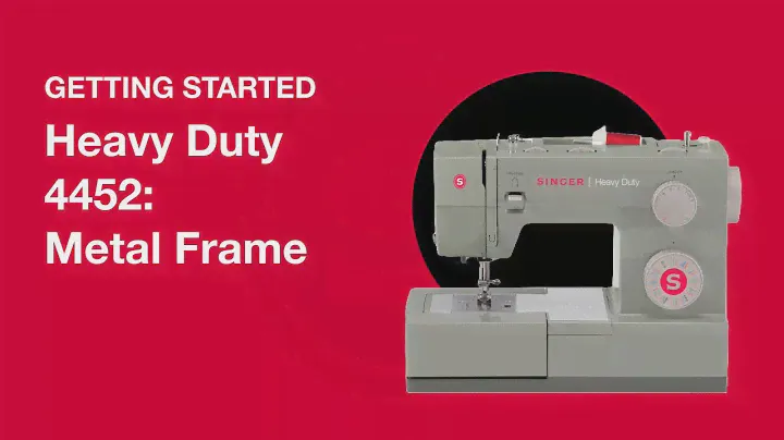 Getting Started Heavy Duty 4432 & 4452: Metal Frame