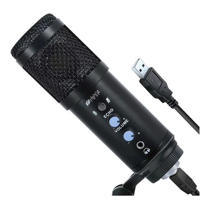 Микрофон Hiper Broadcast Singer Set H-M004 для компьютера черный