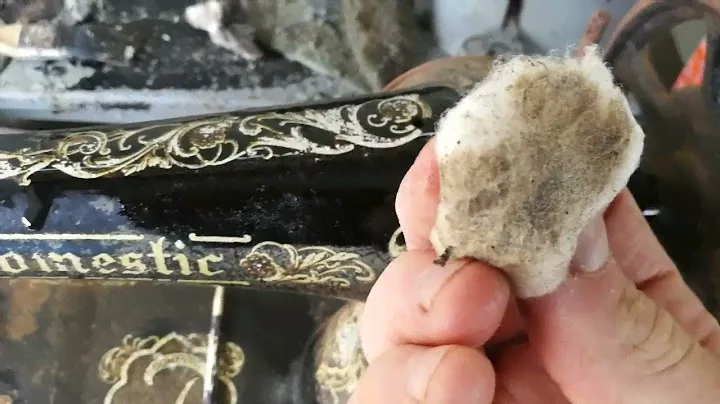 How to restore Vintage Sewing Machine Decals.