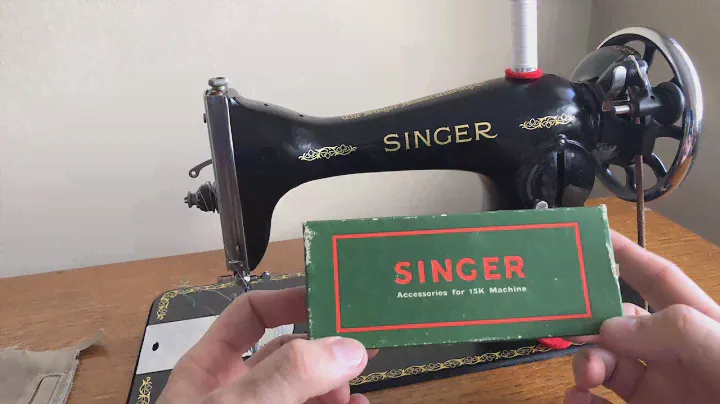 DEBUT SERIES #22: Remarkably Clean Singer 15K Treadle Machine Made in 1951 in Scotland!!