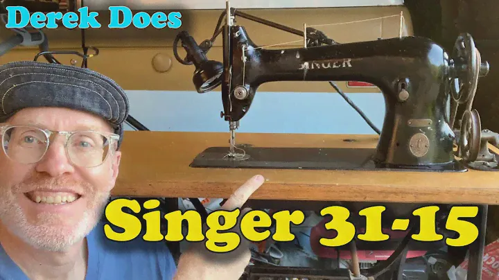 The Singer 31-15 Industrial sewing machine.