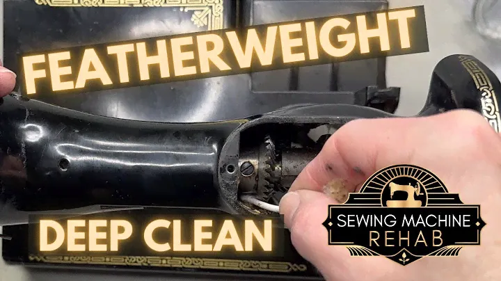 How to clean a Singer Featherweight - Clean and polish, inside and out!