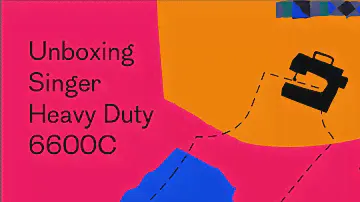 Singer Heavy Duty 6600C unboxing
