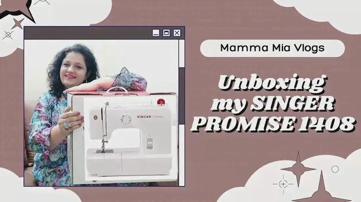 Unboxing SINGER PROMISE 1408 | Demo video | Mamma Mia Vlogs