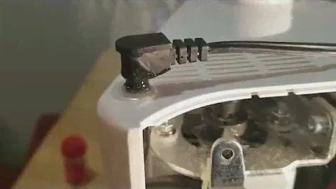 how to fix Singer stylist.( foot pedal cord.)