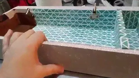 Vintage Sewing Machine wood Case Makeover