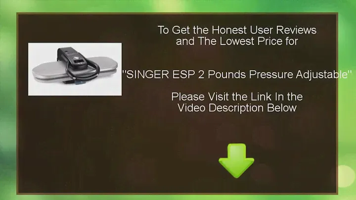 Cheap SINGER ESP 2 Pounds Pressure Adjustable