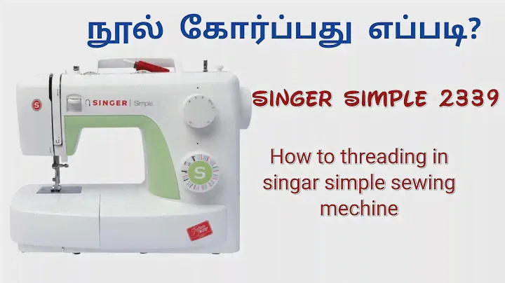 how to thread singer simple 3229 sewing machine