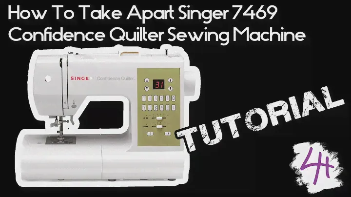 Как разобрать швейную машину Singer 7469 Confidence Quilter (7422, 7442, 7444, 7462, 7467, 7470)