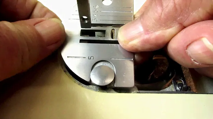 How to Adjust the Feed Dog on a Singer Model 353 Genie Sewing Machine
