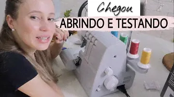CHEGOU A NOVA ULTRALOCK DA SINGER 14hd854 | Testando a máquina