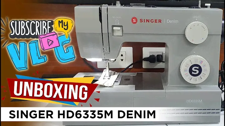 SINGER HD6335M DENIM (РАСПАКОВКА) #singer #singerdenim #singerphilippines #sewingmachine