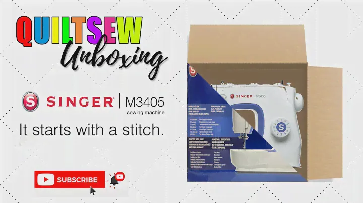 Unboxing the Singer M3405 | QUILTSEW | South Africa