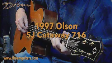 1997 Olson SJ Cutaway, East Indian Rosewood & Cedar