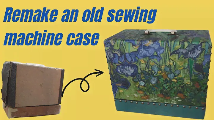 Recover and strengthen a vintage sewing machine case
