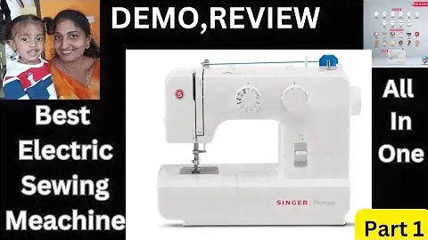 Singer Promise 1409 Electric Sewing Machine, Rewieve & Demo 😊 in Kannada 🤗 #jeevivlogs97