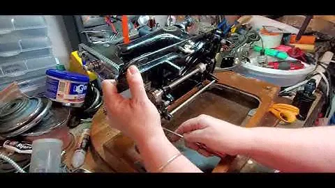 HOW TO REMOVE A SEWING MACHINE FROM A WOODEN BASE OR SEWING MACHINE TABLE
