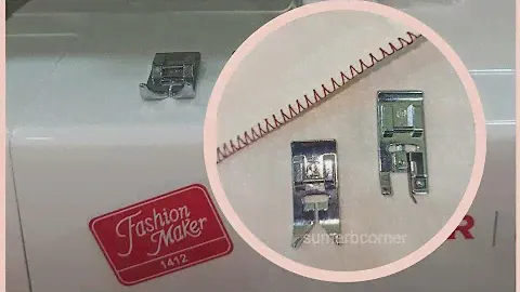 singer 1412 overlock foot use /easy tips