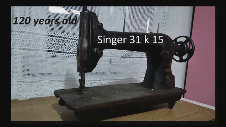 Restoration Sewing machine - 120 years old Singer 31 k 15 - Very Stuck - Repair sewing machine