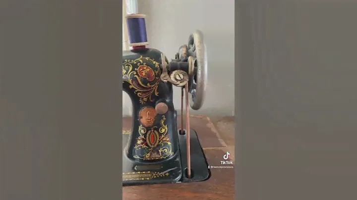 Antique Singer 66 Red Eye treadle sewing machine. It was love at first sight!