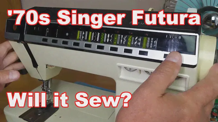 '70s Singer Futura 1000 Sewing Machine - Part 2 - Zig Zag Issue Fixed + Motor Capacitor Replacement