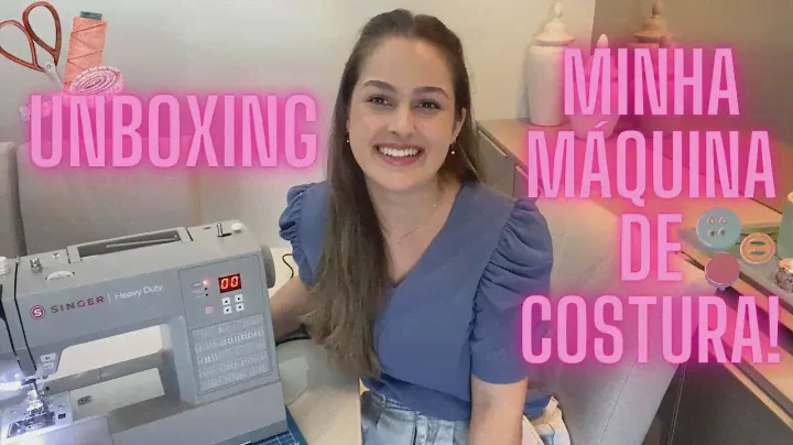 UNBOXING SINGER 6605C HEAVY DUTY! MINHA NOVA MÁQUINA DE COSTURA!